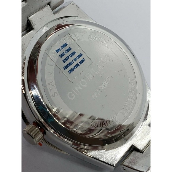 Gino Milano Mens Watch 8937 Fluted Bezel - Picture 3 of 7